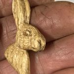 hare pendant (oak)